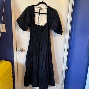 Hill House Nesli Nap Dress XXL in Black